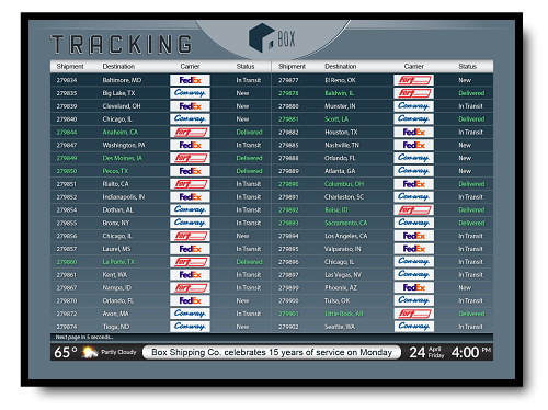 status board